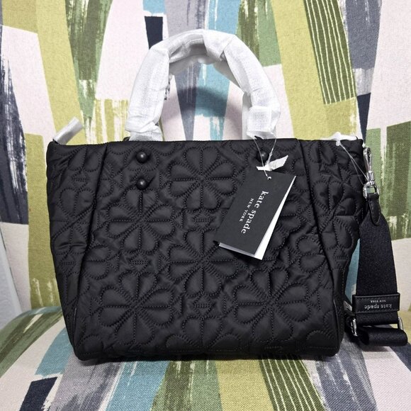 Kate Spade New York Tilly Quilted Small Tote Bag Woman's Handbag Crossbody - Picture 8 of 15